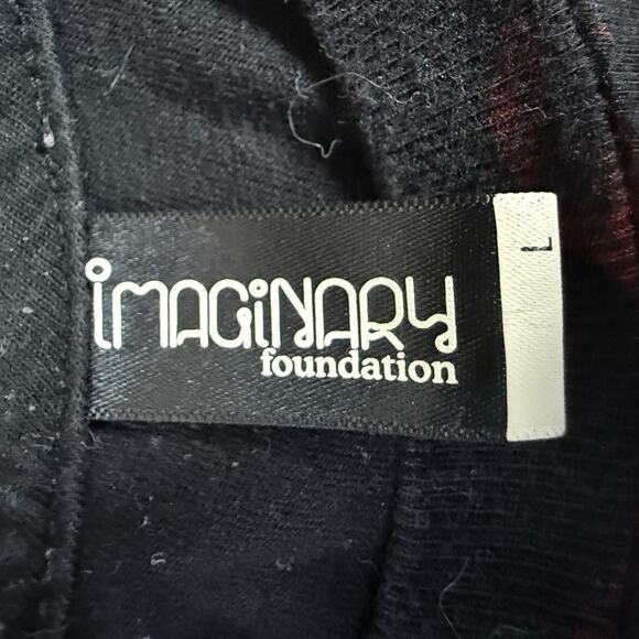 The Imaginary Foundation “IF” Black Graphic Tee 100% Cotton Made in USA - Picture 3 of 7